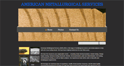 Desktop Screenshot of americanmetallurgicalsvs.com